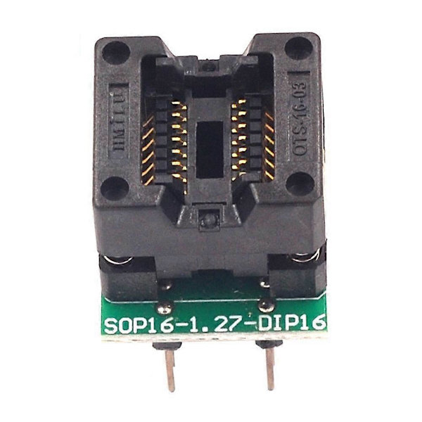 SOP16 TILL DIP16 IC Programmer Adapter Socket 150Mil Chip Programmer SOP16-1.27 Adapter Socket till DIP1