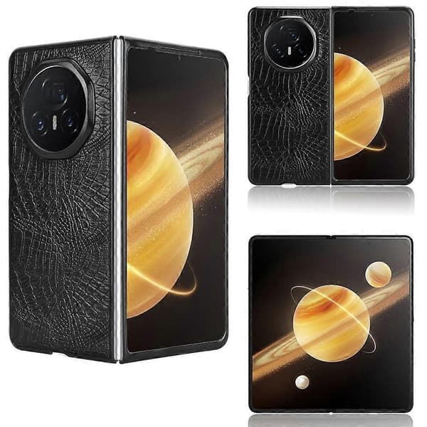 Telefonfodral med krokodilstruktur för Honor Magic V3