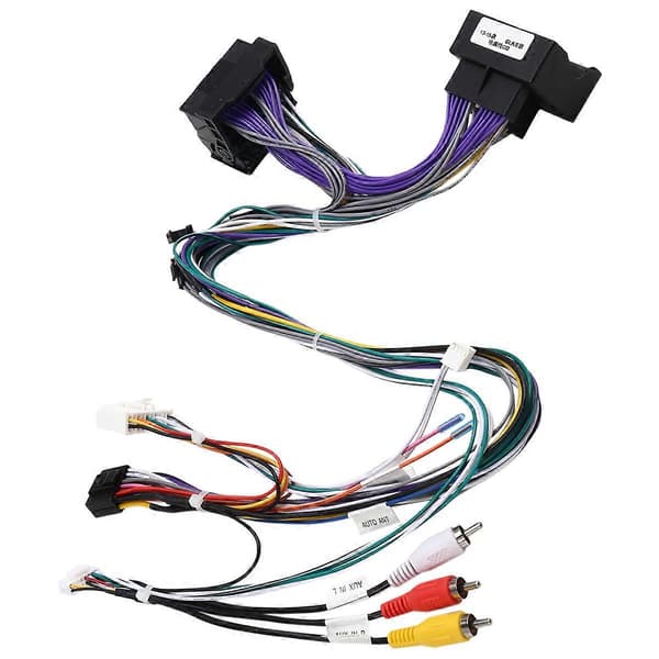 Bil 16-stifts Kabelhärva Adapter Canbus Box Decoder Android Radio Strömkabel för Benz GLK X204 GLC
