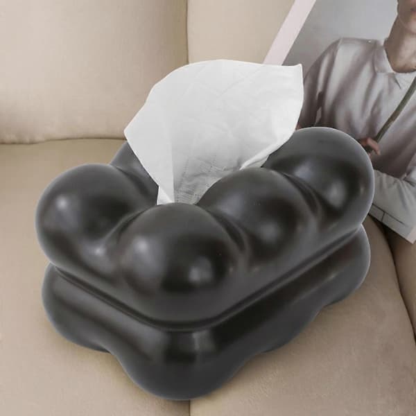 Modern Tissue Box Marshmallows Keramisk Tissuebox Tissuehållare Omslag