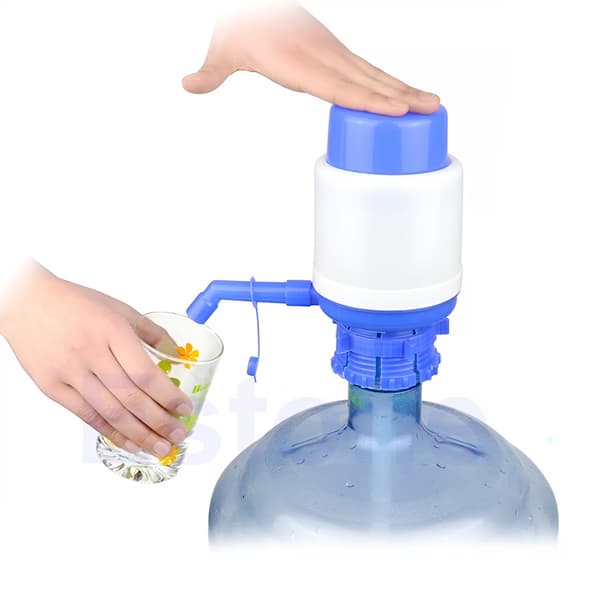 Manuell Vattenpump för 5-6 Gallon Vattenflaska, Handtrycksdricksfontän, Bärbar
