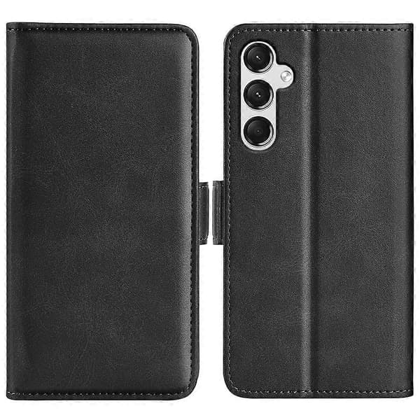 Plånboksfodral för Samsung Galaxy A25 5G, Kalvtextur, PU-läder, Ställ, Flipfodral