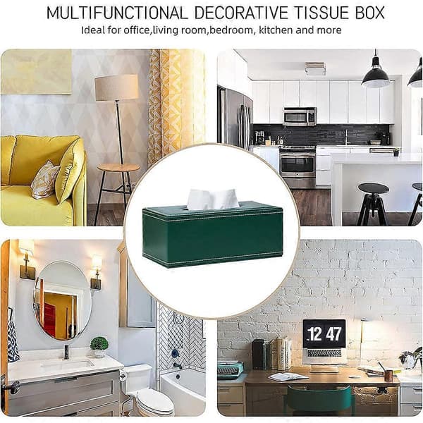 Hushålls tissuebox Bil tissuebox Läder tissuebox Hushålls PU tissuebox