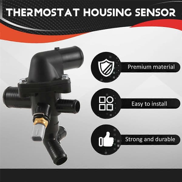 Termostathus Sensor Enhet för Ford Transit MK7 2.4 TDCi 2006-2012 BK3Q-8A586-AA BB3Q-8A586-