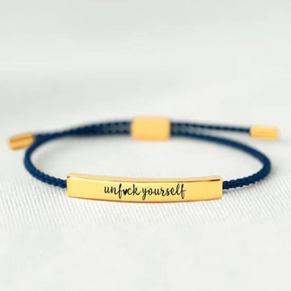 Obunden Bärrem Mode Vävda Lyckoarmband