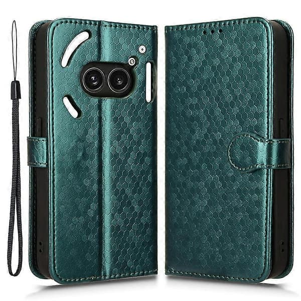 Plånboksfodral med prickar och magnetstängning för Nothing Phone (2a) Plus/Phone (2a)