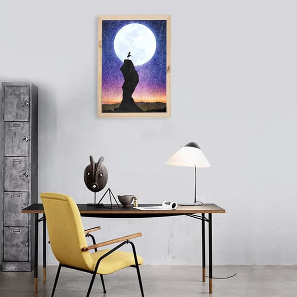 Träfotoram 40x50cm, DIY Konstram för Heminredningsmålning