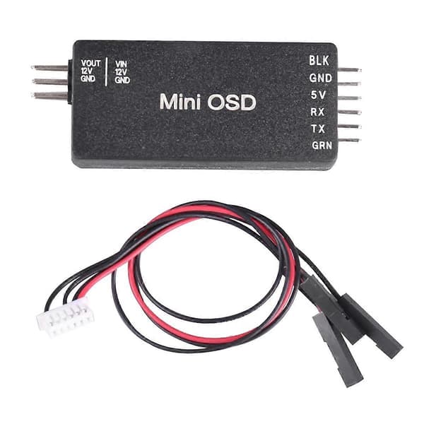 Flygkontrollmodul för PIX//Pixhack Flight Control OSD-modul Mini OSD Visningsbar Flygdata Mo