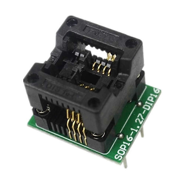 SOP16 TILL DIP16 IC Programmer Adapter Socket 150Mil Chip Programmer SOP16-1.27 Adapter Socket till DIP1