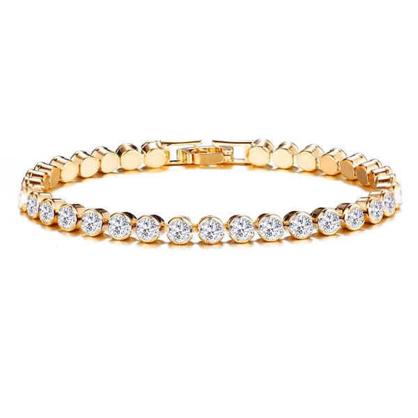 Dammode Österrikisk Kristall Silverpläterad För Armband