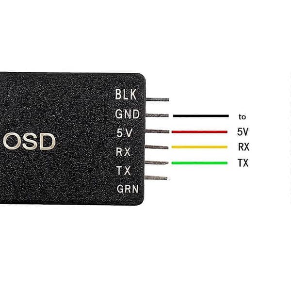 Flygkontrollmodul för PIX//Pixhack Flight Control OSD-modul Mini OSD Visningsbar Flygdata Mo