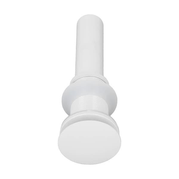 Pop Up Avloppspropp Tryck Studs Deodorisering Badrumsavlopp för Hem Vit Utan Hål