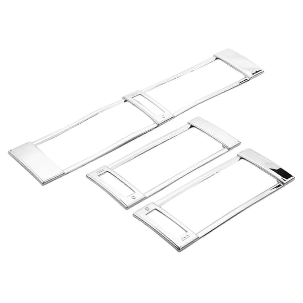 Bil Luftventil Trim Kit Luftventil Dekorationsram för W124 1986-1994 Kromstyling