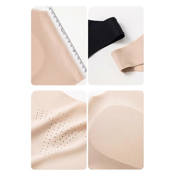 Brystbinder, FTM Binder Trans, Sporløs Usynlig Bralette Elastisk Brystbinder BH Pullover Tank Top Kvinder Transkønnet XL Sort Sort XL Black XL