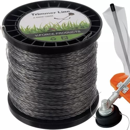 100m Trimmertråd / Trimmerline - Line til Trimmer - 2.4mm