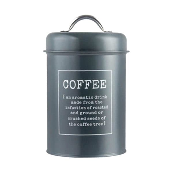Kaffebeholder Slikkrukke Chokoladekrukke Tørfoder Lufttæt Låg 1,2l Snacks Slik Organizer Køkkenbeholder Til Skabshylde Sort Black