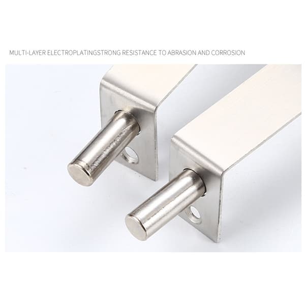 Diskret Dørlås i Rustfrit Stål, 18 mm Bred 6 tommer 6 inch