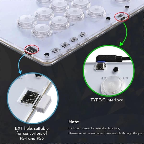 BOOTER 5 Gaming-omformer for HautePad-adapter