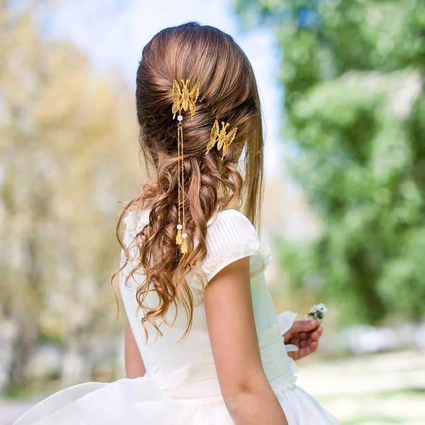 2 kpl perhoshiusklipsiä, 3D-liikkuvat siivet perhoshiusklipsit perhoshiusasusteet