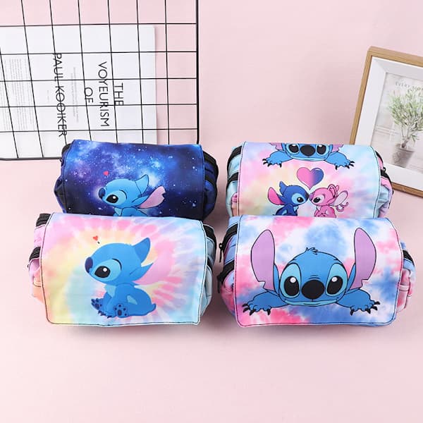 Pennal med Lilo & Stitch-trykk Penalmappe for studenter D D