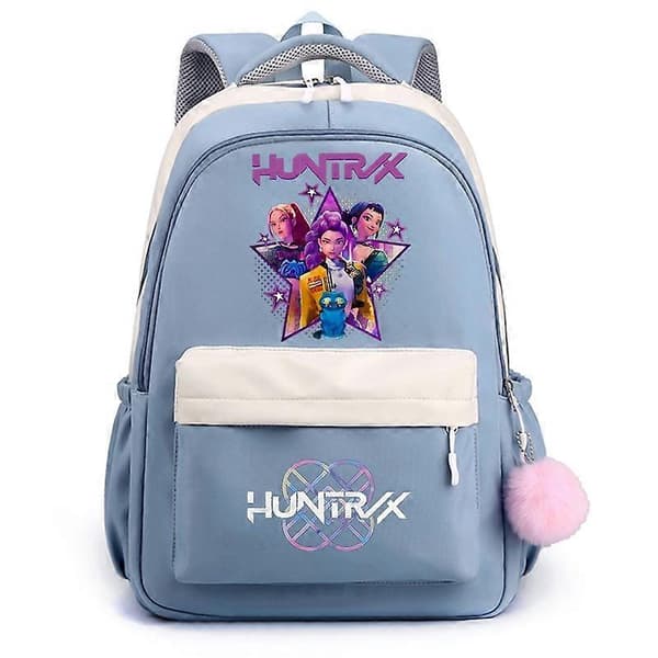 K-Pop Demon Hunter Stor Ryggsäck - Perfekt Present till K-Pop-entusiaster Pink