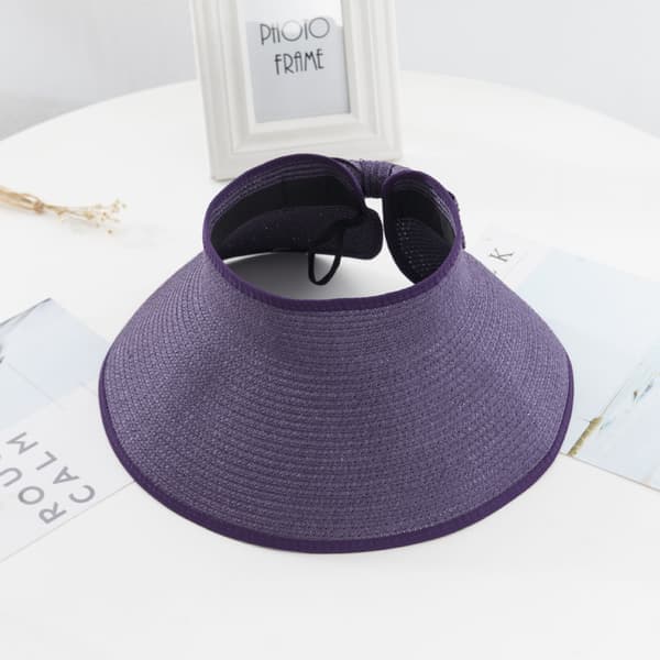 Dame solhatt med bred brem i UPF 50+, solbeskyttelse Gul Yellow