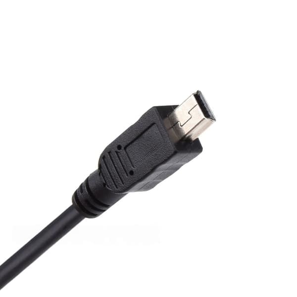2 stk. datakabel USB han til mini5p T-port V3 datakabel USB data-/ladekabel