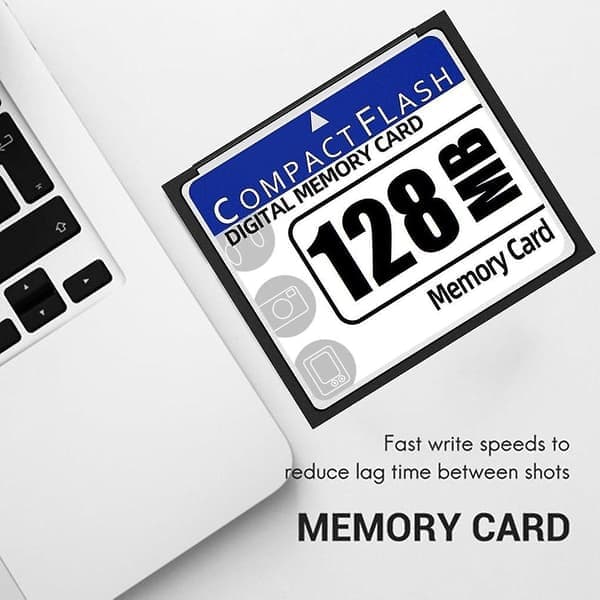 128 MB Compact Flash minnekort for kamera, reklamemaskin