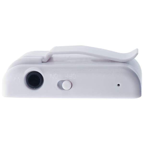 Mini spegelklämma USB digital MP3-musikspelare stöder 8 GB SD TF-kort vit White