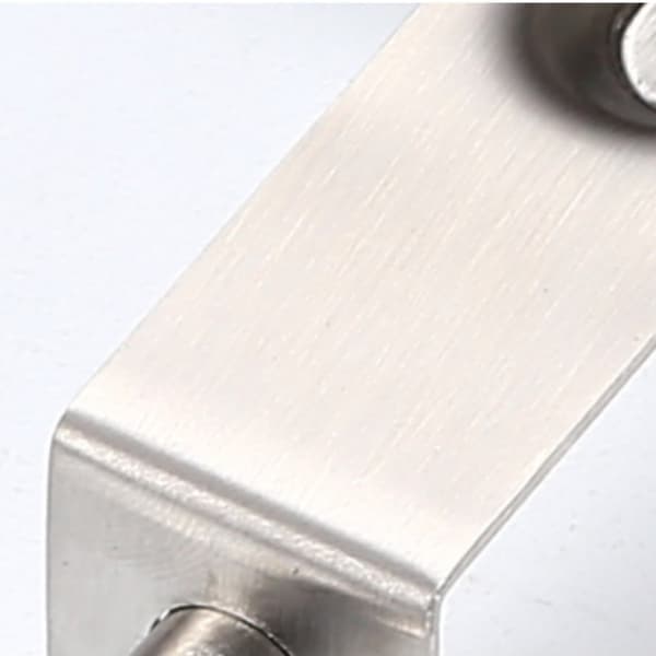 Diskret dørbolt i rustfrit stål, 18 mm bred 4-tommer 4-inch