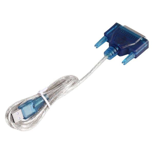 USB til skriver DB25 25-pinners parallellportkabeladapter
