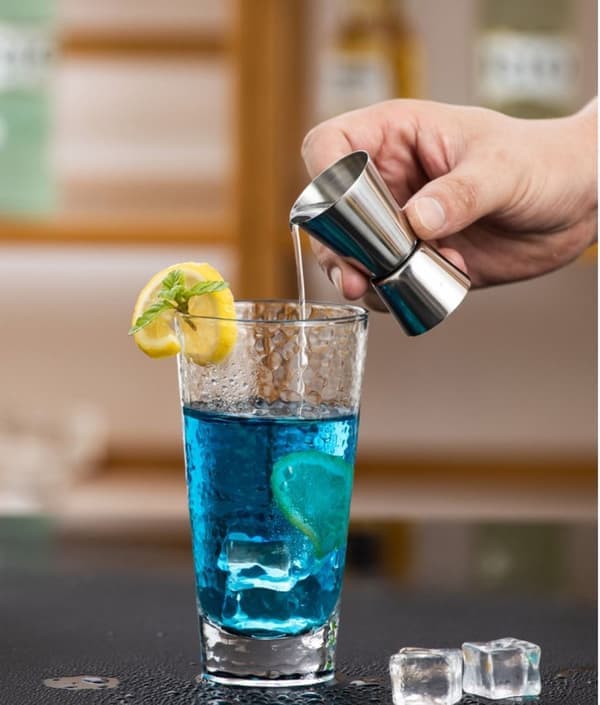 3-delt Jigger Sæt i Rustfrit Stål 15/30, 20/40, 25/50 ml - Cocktailmål, Shot Dispenser
