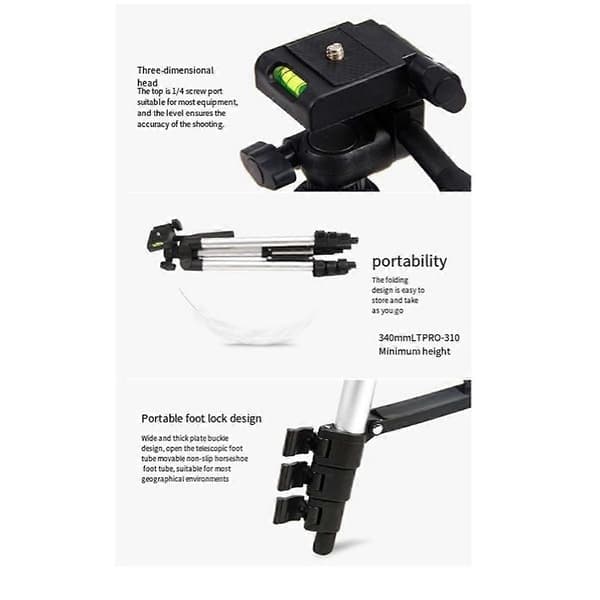 Laser Level Stativ Justerbar Høyde Stativfeste Stativ Stativfeste Laser Level Stativadapter