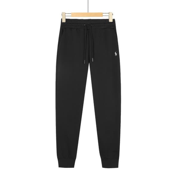 Afslappede bukser til mænd – sort og hvid black and white XL
