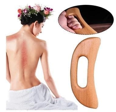 Gua Sha massasjeverktøy i tre