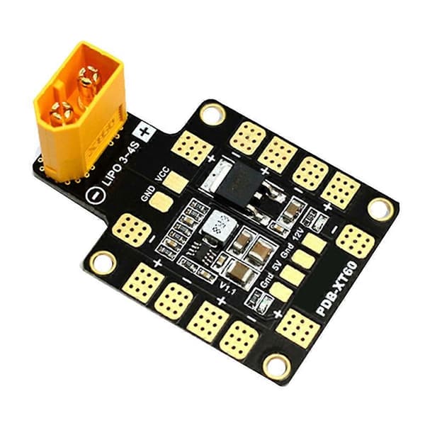 Til Matek Systems PDB Power Distribution Board XT60 W/ BEC 5V 12V til QAV250 RC FPV Quadcopter Multicopter Drone