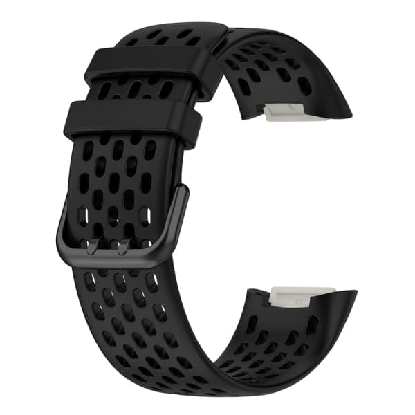 Silikonrem for Fitbit Charge 5 / 6 - Svart