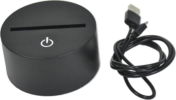 3D Natlys Illusion Bordlampe USB Lampe Smart Hjem