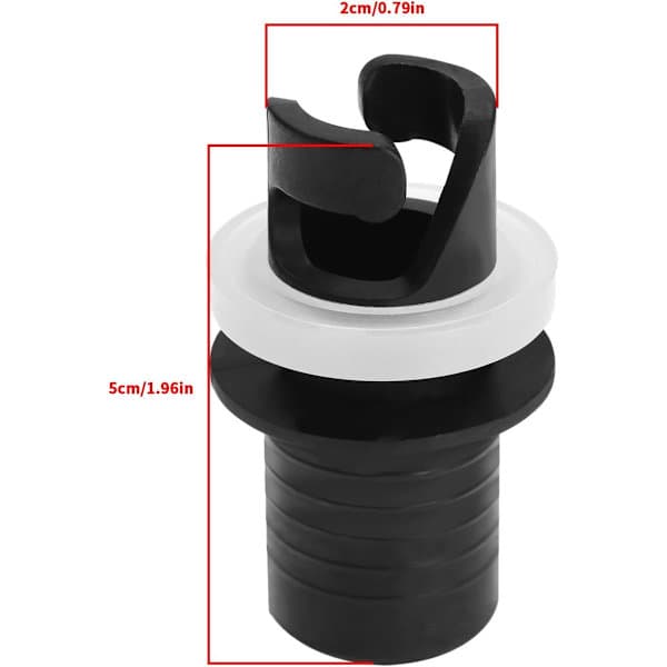 ING 2-pack Uppblåsbar Båt Luftventil Slangadapter Anslutning SUP Pump Adapter Surfbräda Tillbehör Läckagesäker Kajak Luftventil Anslutning
