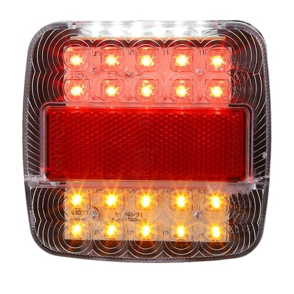 2 stk 12V 20LEDs Bil Lastebil Tilhenger Baklys Indikator Bremselys Blinklys