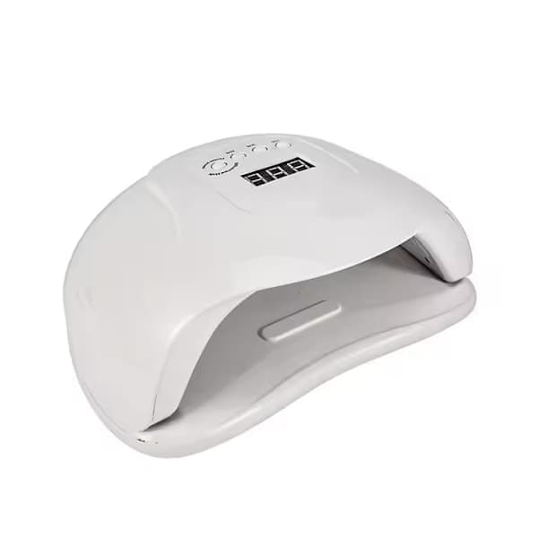 54W UV/LED neglelampe med 10s/30s/60s/99s timer hvit