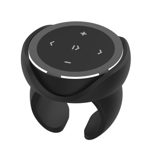 Rattfjernkontroll, trådløs Bluetooth 3.0 medieknapp, musikkavspilling, fjernkontroll for IOS/Android