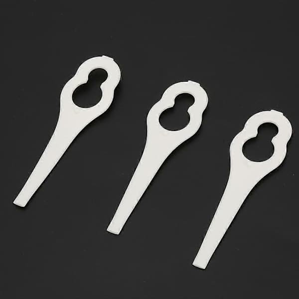 50 stk. gresstrimmer plastblad gressklipperdeler for BOSCH ALM 28 30[YJD] Hvit