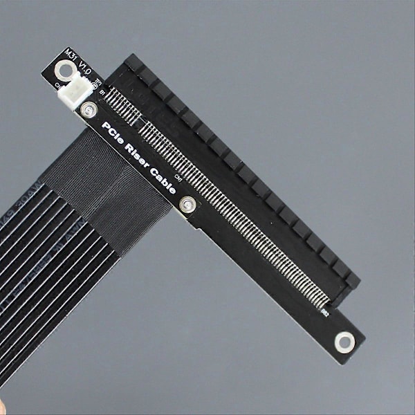 PCI-E 4.0 X4 til X16 forlængerkabel Riser Kabel PCIe X4 64G/Bps 20CM