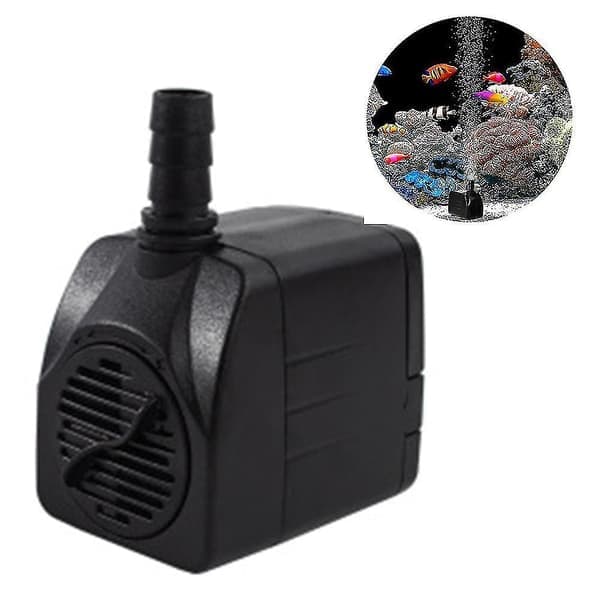 Dränkbar pump, ultratyst vattenpump med fontänpump