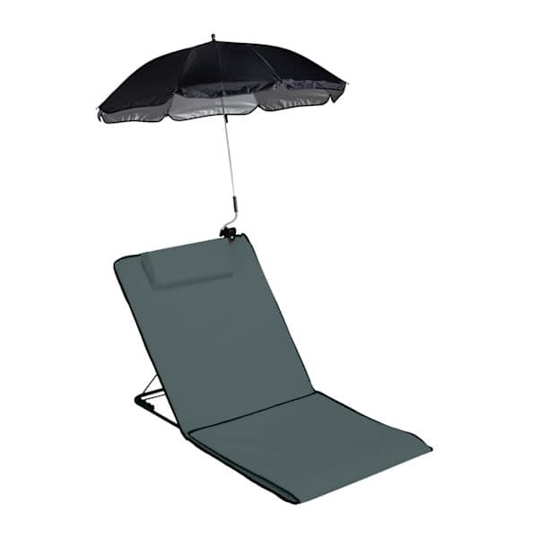 Strandmåtte med parasol