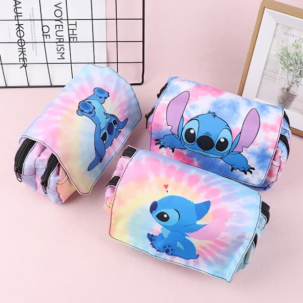 Pennal med Lilo & Stitch-trykk Penalmappe for studenter D D