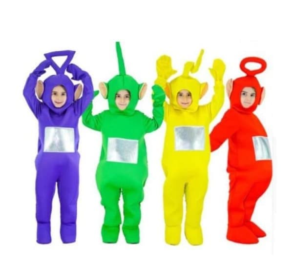 Halloweenkostumer til børn Teletubbies Cosplay Kostumer Grøn L Green L