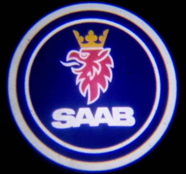 Saab Led Logoprojektor HD för Saab Dörrlampa