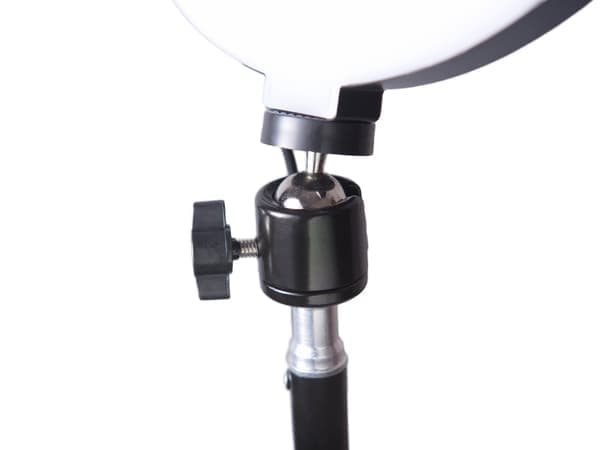 LED-ringlys 26 cm 60W USB med stativ 220 cm og mobilholder
